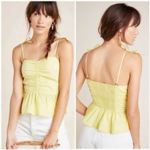 Maeve Stephanie Peplum Tank Strapless Top - Picture 4 of 10